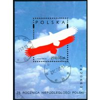 Орел в цветах национального флага Польша 1993 год 1 блок