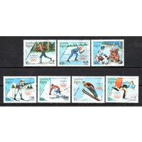 Олимпийские игры в Калгари Камбоджа 1988 год серия из 7 марок