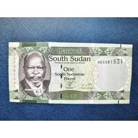 Южный Судан 1 фунт 2011 года, unc