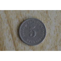 Германия 5 пфеннигов 1897
