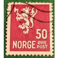 Норвегия 1927. Стандарт. Герб Лев тип I