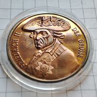 Монетовидный жетон Фридрих 2.Король Пруссии.За славу и отчизну.1991 года.