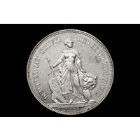 5 франков 1885 г. Швейцария, Нума Дроз. "Стрелковый фестиваль в Берне". Штемпельный блеск, редкая!