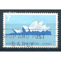 Австралия - 1973г. - открытие нового дома оперы, перфорация 15:14 - 1 марка - полная серия, гашёная [Mi 537]. #3-WB-91-A-1