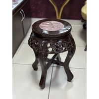 Китайский столик подставка с мраморной столешницей