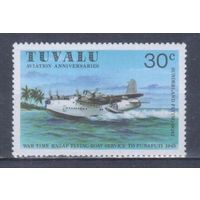 [884] Тувалу 1980. Авиация.Самолет. MNH