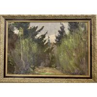 Дучиц Н.В Беларусь, 1958г. Холст, картон, масло. Размер 37,5х57 см.