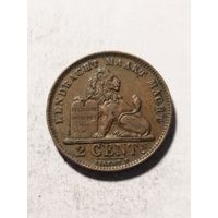 Бельгия 2 сентима 1911