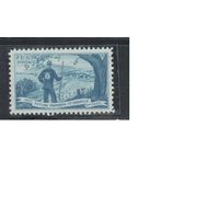 США-1953, (Мих.644),  **   , Фермеры (одиночка)