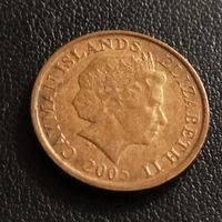 Каймановы острова 1 цент 2005г.