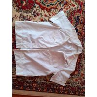 Сорочка белая форменная размер 48 хлопок 100%