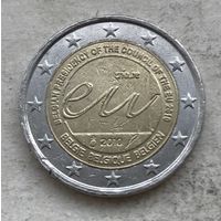 Бельгия 2 евро 2010 - Председательство Бельгии в Европейском Союзе