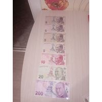 Банкноты Турции