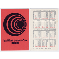 Календарь Прибалтика 1975