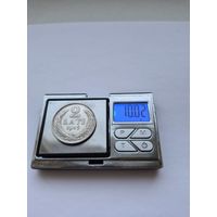 2 лат 1925 года. Латвия, Первая Республика (1922 - 1940). Серебро 835. Монета не чищена. R45502.