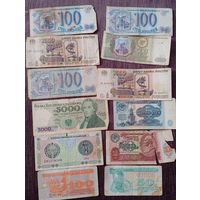 Купюры разные