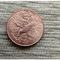 Werty71 Остров Мэн 2 пенса 1980 Птица