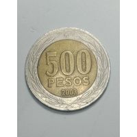 Чили 500 песо 2003 года .