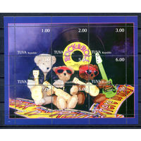 Тува - 1999г. - Музыка - MNH - 1 малый лист