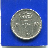Норвегия 10 эре 1954