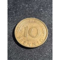 ФРГ 10 пфеннигов 1992 G