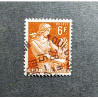 Марка Франция 1957 год Стандарт