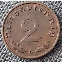 2 рейхспфеннига 1940 А