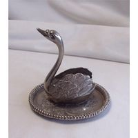Подставка для колец Лебедь Серебрение