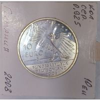10 евро 2008 Германия - 200 лет со дня рождения Карла Шпицвега