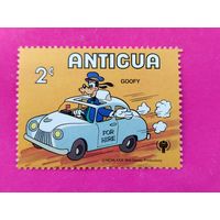 Антигуа. Дисней. ( 1 марка ). 2-12.