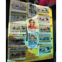 79 вкладышей Формула 1 Formula 1