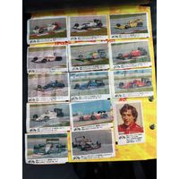 75 вкладышей Формула 1 Formula 1