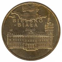 Польша 2 злотых, 2008 Древние города Польши - Бельско-Бяла UNC