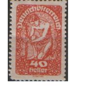 Марка из серии 1920г. Австрия "Аллегория "Новая Республика" MNH