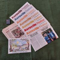 Газеты Auroville Today, Индия. Отдельные номера за 2011 - 2020гг. + календарь Greetings from Auroville 2020.