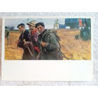 Соцреализм. Якупов. Передовые животноводы-пастухи Зиганшин, Шакировы