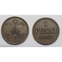 1 пенни 1867