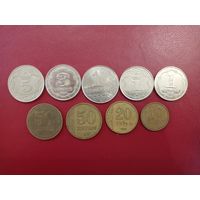 Таджикистан. 5, 3 и 1 сомони, 50, 20 и 10 дирам. Торг