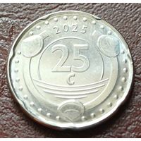 Кюрасао 25 центов, 2025     ( 1-5-4 )