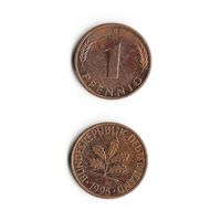 1 пфенниг Германия 1995 года(D)