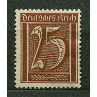 Стандартный выпуск. Германия. Веймарская республика. 1921. Чистая