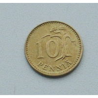 Финляндия. 10 пенни. 1981 года. 72-я.