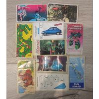 Наклейки от жвачки лот2
