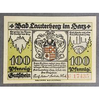 Нотгельд Бад-Лаутерберг 100 пфеннигов 1921 год. Веймарская республика