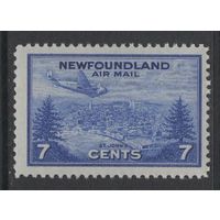 Ньюфаундленд /Newfoundland 1943** Сент-Джонс - столица провинции Ньюфаундленд и Лабрадор, АВИА Почта SG#291