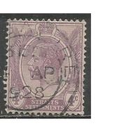 Стрейтс Селтмент. Король Георг V. 1922г. Mi#177.