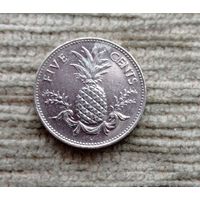 Werty71 Багамы 5 центов 2000 Ананас Багамские острова