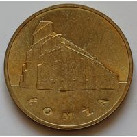 Польша 2 злотых 2007 год "Древние города Польши - Ломжа"