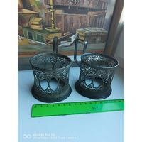 Пара подстаканников Скань А. М. Мстера ранние самая лучшая м честная цена трёхдневный аукцион