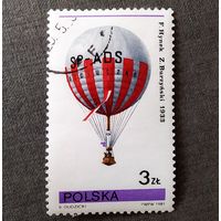 Марка Польша 1981 год Воздушный шар